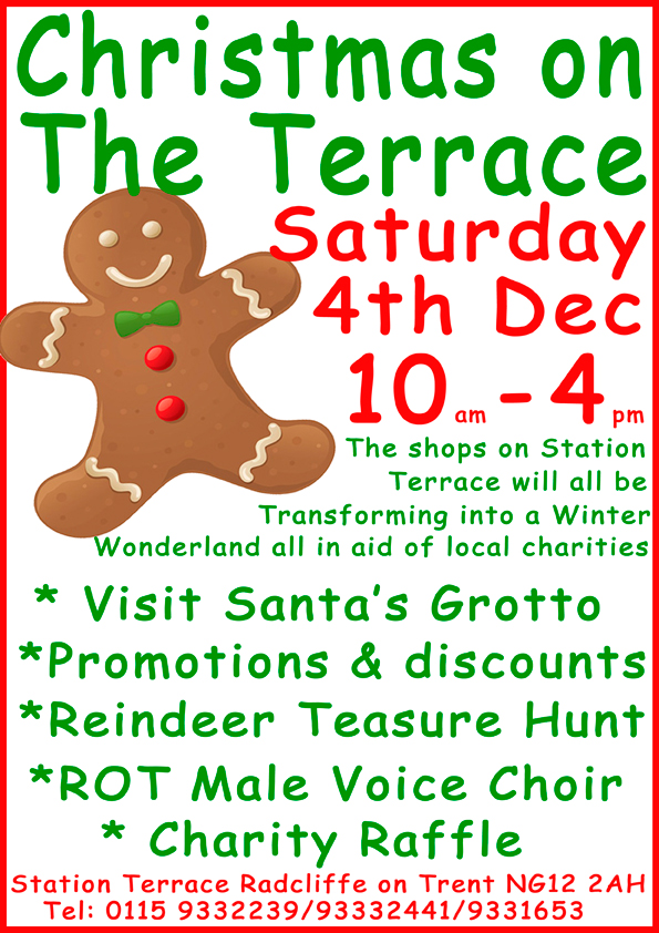 CHRISTMAS ON THE TERRACE – Saturday 4th December 2010 from 10am